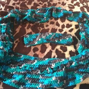 Infinity Scarf and Headband set with bling
